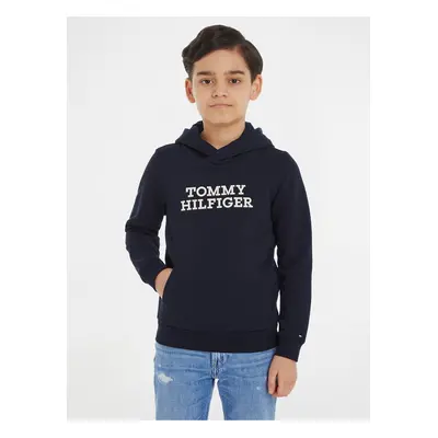 Dark blue boys' hoodie Tommy Hilfiger - Boys