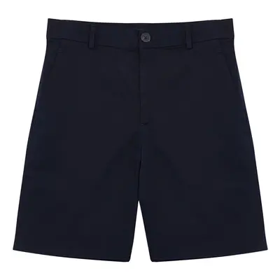 Trendyol Navy Blue Slim Fit Gabardine Woven Shorts & Bermuda