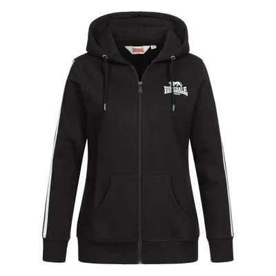 Női melegítő felső Lonsdale 117324-Black/White