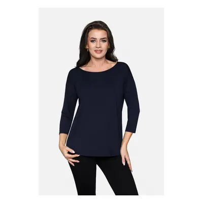 Babell Woman's Blouse Camille Navy Blue