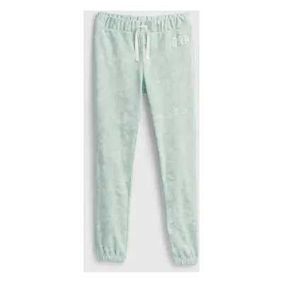 GAP Kids sweatpants flowers with logo - Girls