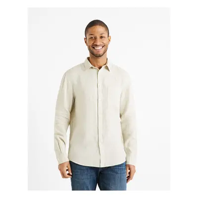 Celio Daflix Linen Shirt - Men