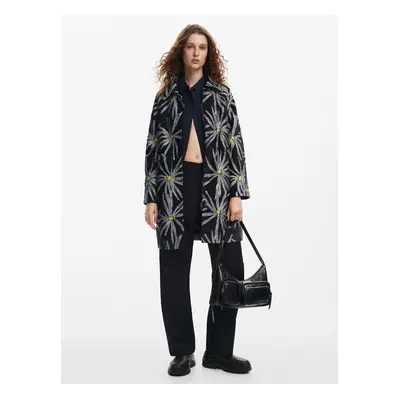 Women's floral coat Desigual Marga - Women