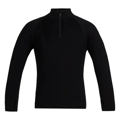 Icebreaker K Tech LS Half Zip T-Shirt BLACK