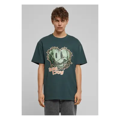 Men's T-shirt Sad Boy Heavy Oversize green