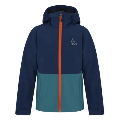 Boys' softshell jacket Hannah WAT JR insignia blue/hydro