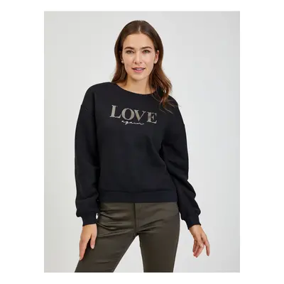 Black Women's Loose Sweatshirt ORSAY - Women