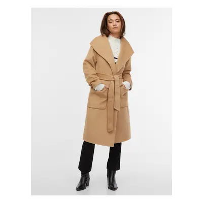 Orsay Women's beige coat with wool - Women