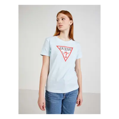 Light blue women's T-shirt Guess - Women