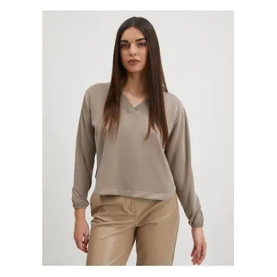 Beige T-shirt Pieces Lise - Women