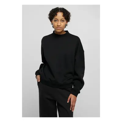 Women's Oversized Organic Crewneck Black