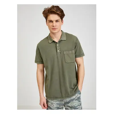 Green Mens Polo T-Shirt Diesel - Men