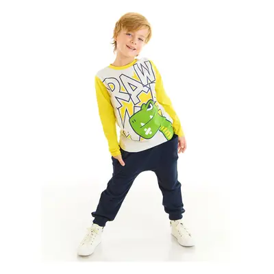 Denokids Rawr Dino Boys T-shirt Trousers Set