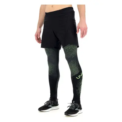 Men's shorts UYN Running Exceleration Shorts 2in1 Black