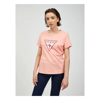 Apricot Women's T-Shirt Guess - Women