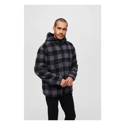 Teddyfleece Worker Pullover Jacket Black/Grey