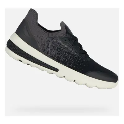 Black men's sneakers Geox Spherica Actif - Men's