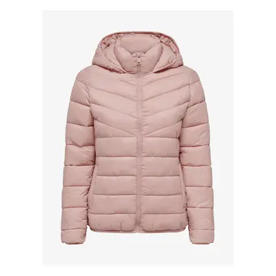 Light pink ladies quilted jacket ONLY Tahoe - Women