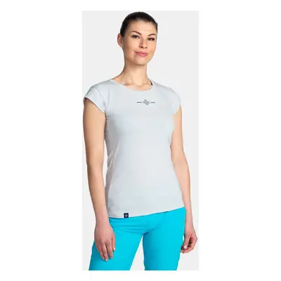 Women's cotton T-shirt Kilpi LOS-W Light gray