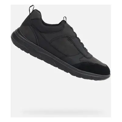 Black men's sneakers Geox Portello - Men's