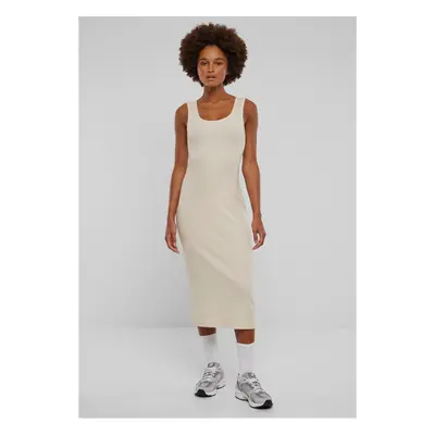 Women's Long Rib Dress Cream