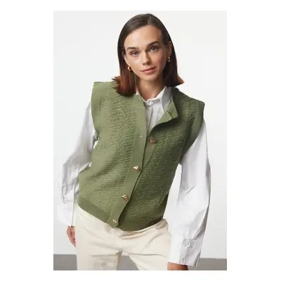 Trendyol Mint Crew Neck Fitted Vest