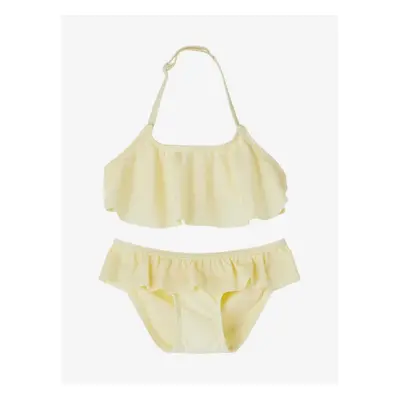 Light yellow girly two-piece swimsuit name it Fini - unisex