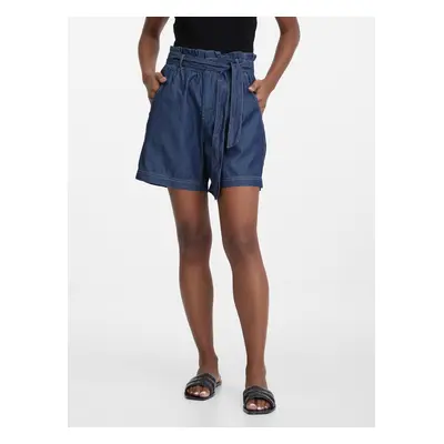 Orsay Navy Blue Women's Denim Shorts - Women's