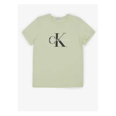 Light green girls' T-shirt Calvin Klein Jeans - Girls