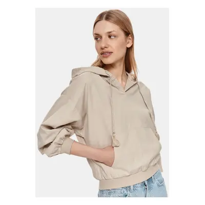 Beige hooded sweatshirt TOP SECRET - Women