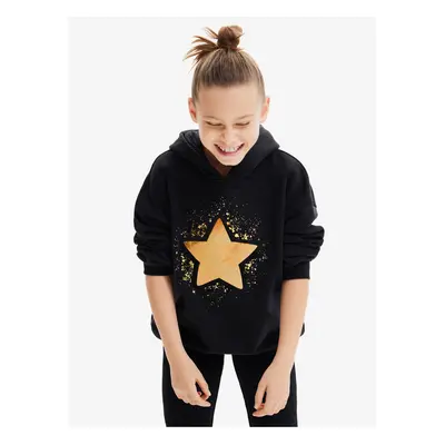 Black Girls' Hoodie Desigual Imorge - Girls