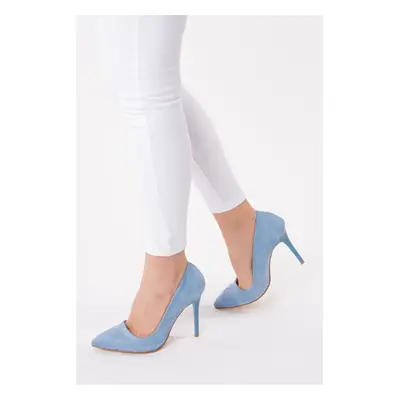 Fox Shoes Blue Women's Heeled Shoes