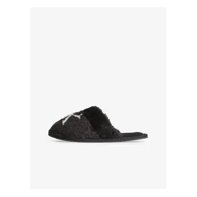 Black women's slippers made of artificial fur Calvin Klein Jeans - Women's