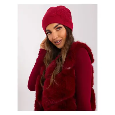 Cap-AT-CZ-23250.36P-burgundy