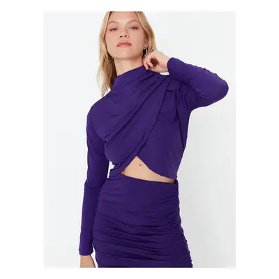 Women's Purple Long Sleeve Top Trendyol - Women