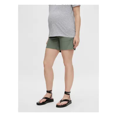 Mama.licious Halley Green Maternity Shorts - Women