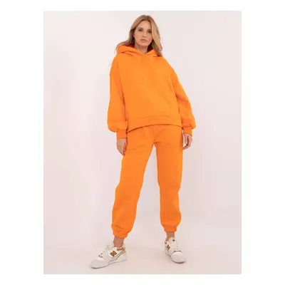 Orange tracksuit with insulation