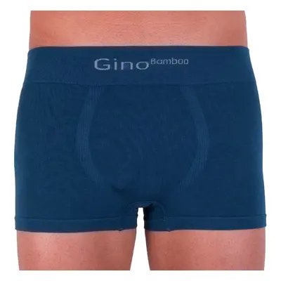 Men's boxers Gino seamless bamboo petrol