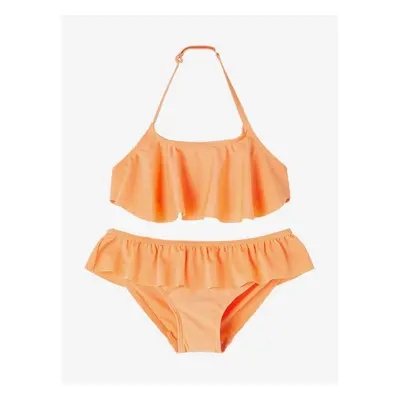 Orange girly two-piece swimwear name it Fini - unisex