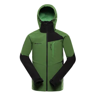 Men's softshell jacket with membrane ALPINE PRO ESPRIT treetop