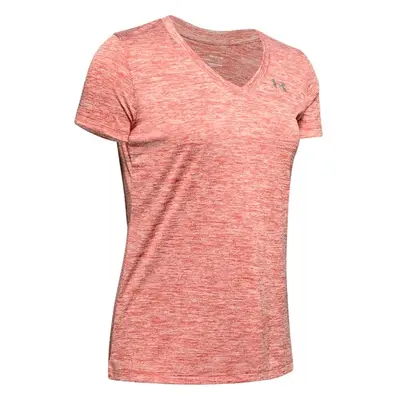 Under Armour Tech V-Neck Twist Red Women's T-Shirt