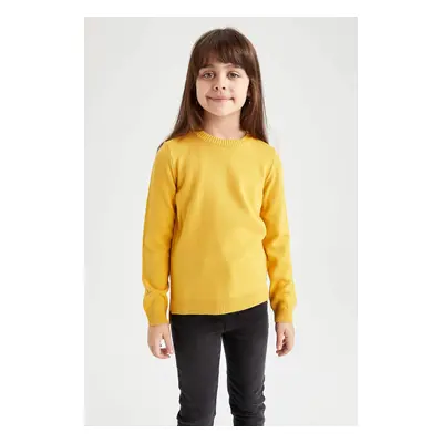 DEFACTO Girl Regular Fit Crew Neck Pullover