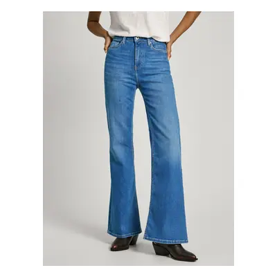 Blue women's flared fit jeans Pepe Jeans - Women