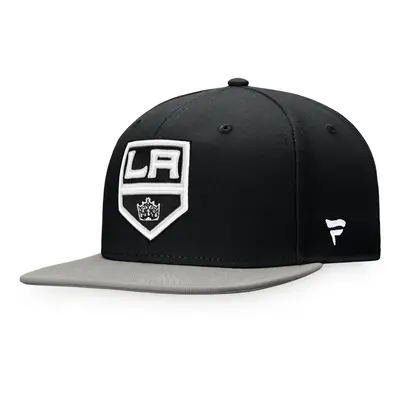 Men's Fanatics Core Snapback Cap Los Angeles Kings Black-Stone Gray