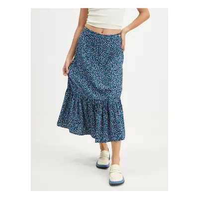 Dark blue Ladies Floral Midi Skirt Tommy Jeans - Ladies