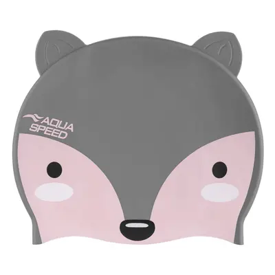 AQUA SPEED Kids's Swimming Cap ZOO Fox