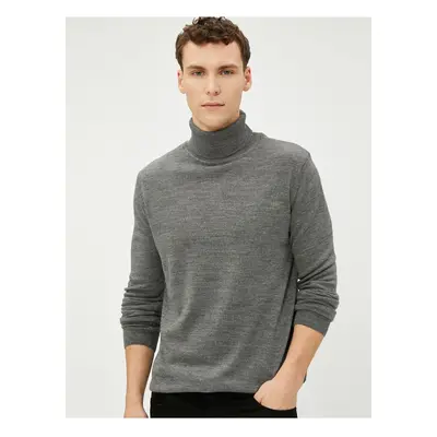 Koton Acrylic Knitwear Sweater Turtleneck