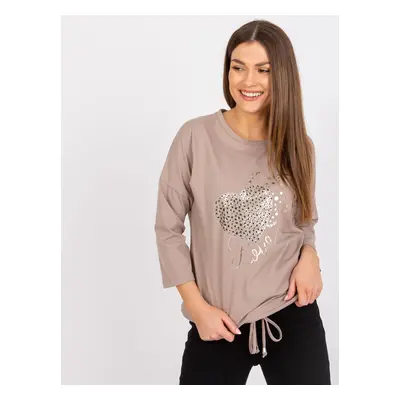 Blouse-RV-BZ-7545.42P-dark beige