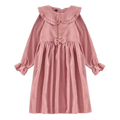 Trendyol Dusty Rose Regular Plain Cotton Woven Dress