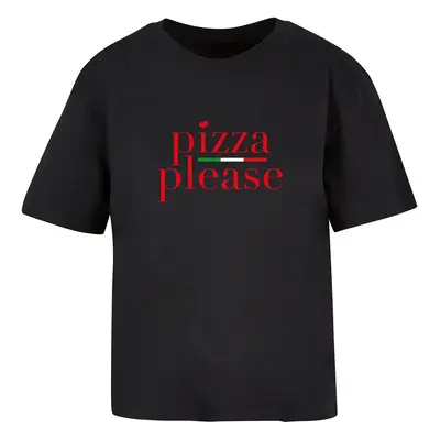 Women's T-shirt Pizza Please black